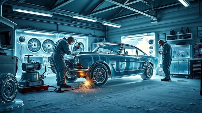 车间里的汽车维修