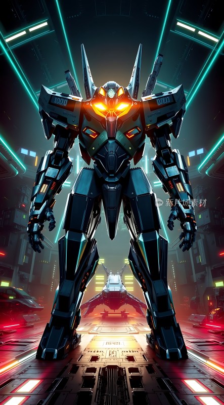 机甲战士屹立未来科技城