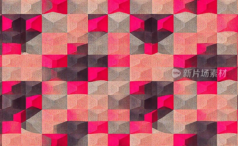 几何色彩拼接艺术