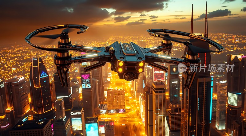 未来之城科技翱翔