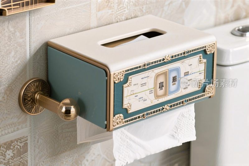 墙面装饰纸巾盒