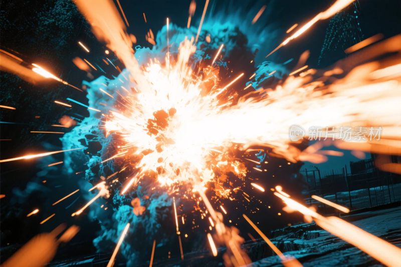 爆炸特效艺术图