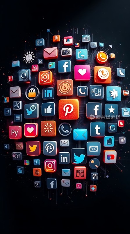 社交媒体图标集合