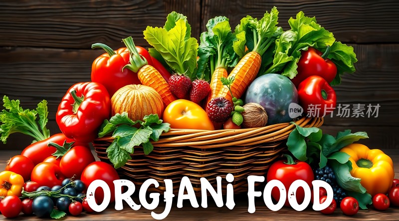 有机美食盛宴新鲜蔬果大集合！
