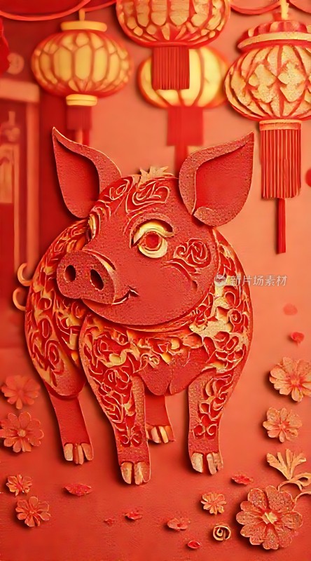 猪年大吉福运连连