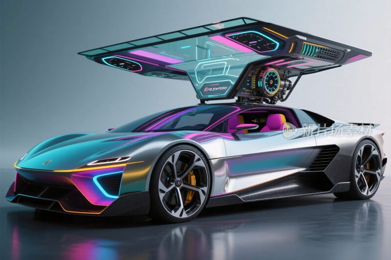 未来概念科幻跑车