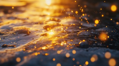 金色光斑背景唯美浪漫 金色光斑背景唯美浪漫