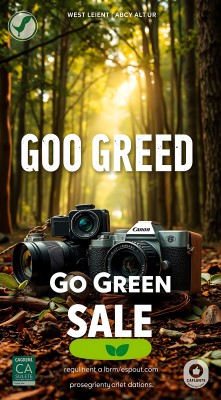 绿色摄影器材大促Canon相机等你来抢! 绿色摄影器材大促Canon相机等你来抢!