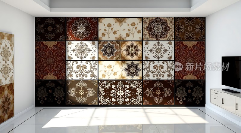 现代简约风格客厅装饰墙设计