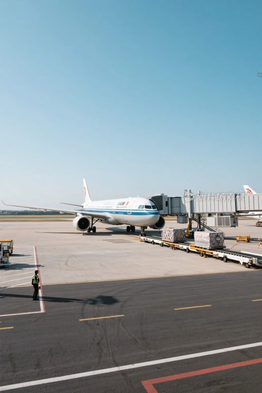 机场停机坪与飞机