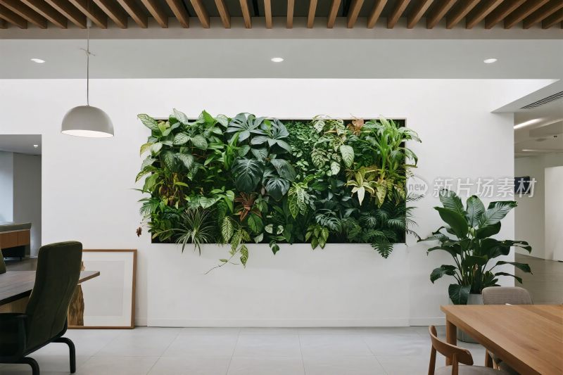 室内绿植墙面装饰