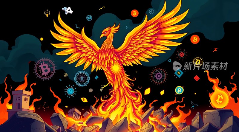 火凤凰重生比特币与区块链新时代