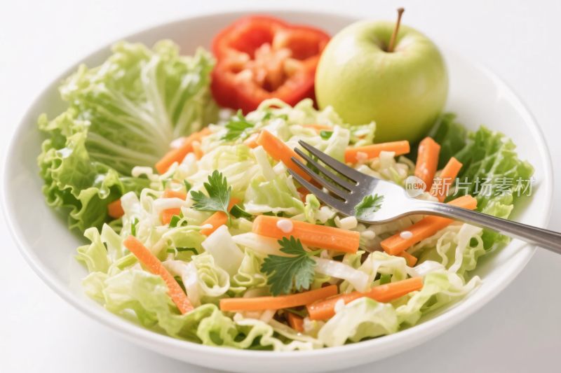 新鲜蔬菜水果沙拉