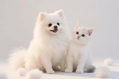 小狗小猫温馨画面 小狗小猫温馨画面