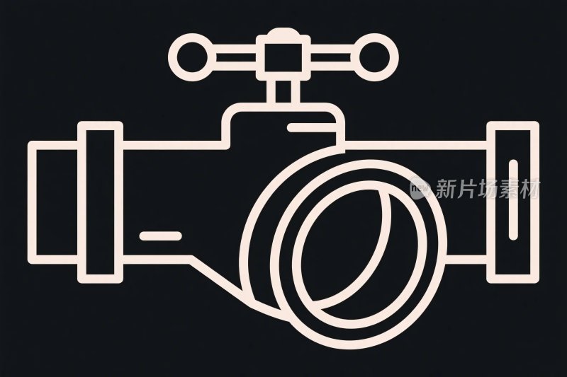 管道阀门图标