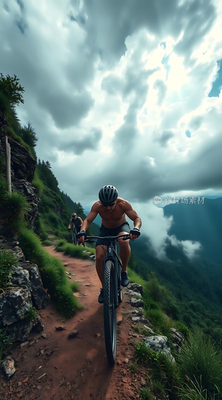 山地骑行挑战自我极限