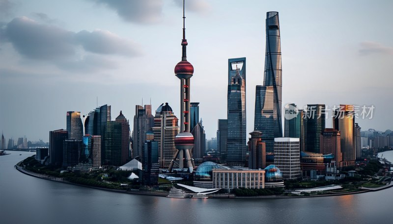 东方明珠璀璨夜色