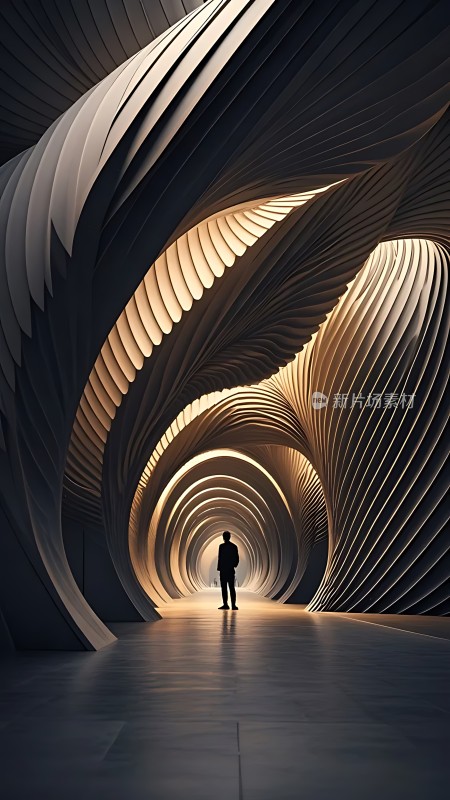未来隧道光影之旅