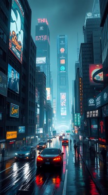 霓虹灯下的都市雨夜 霓虹灯下的都市雨夜