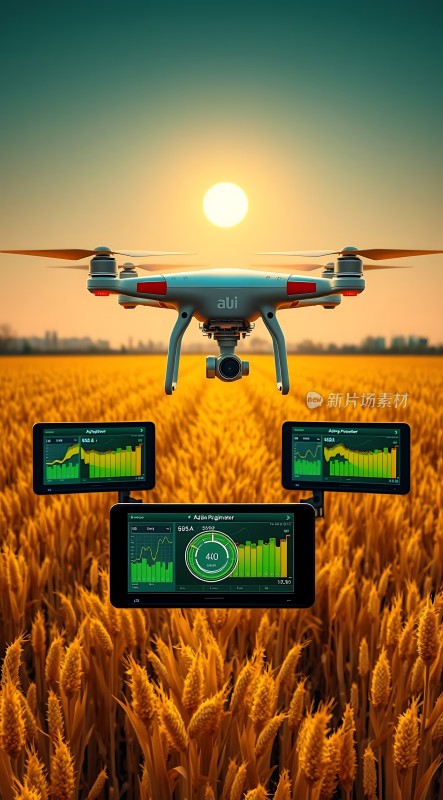 无人机监测农田作物生长状况