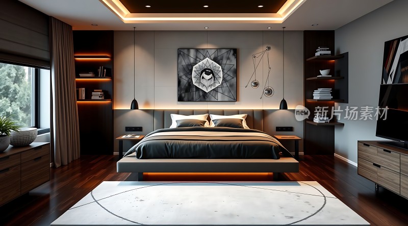 现代卧室设计简约风格温馨舒适