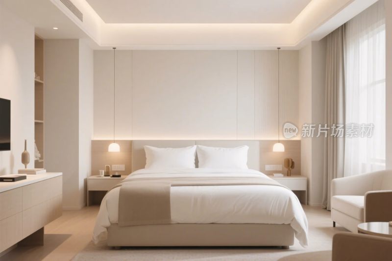 现代简约酒店客房