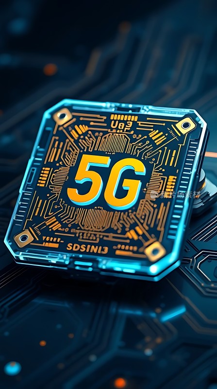 5G芯片科技感