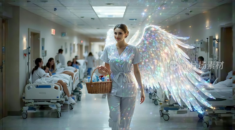 天使般的护士在病房中传递温暖与关怀