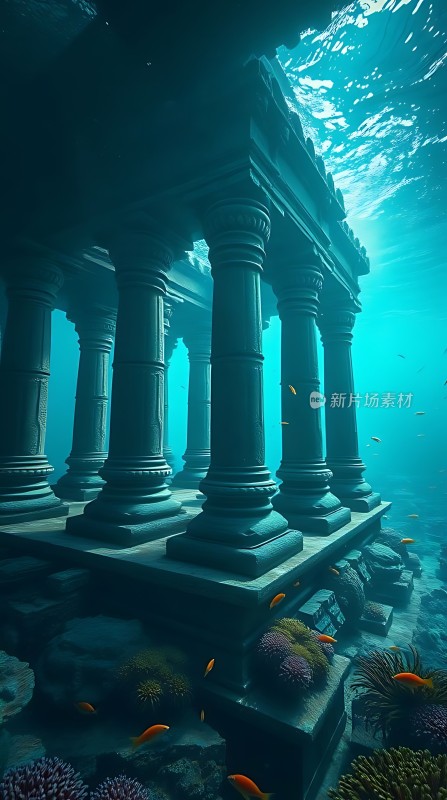 水下古建筑遗迹