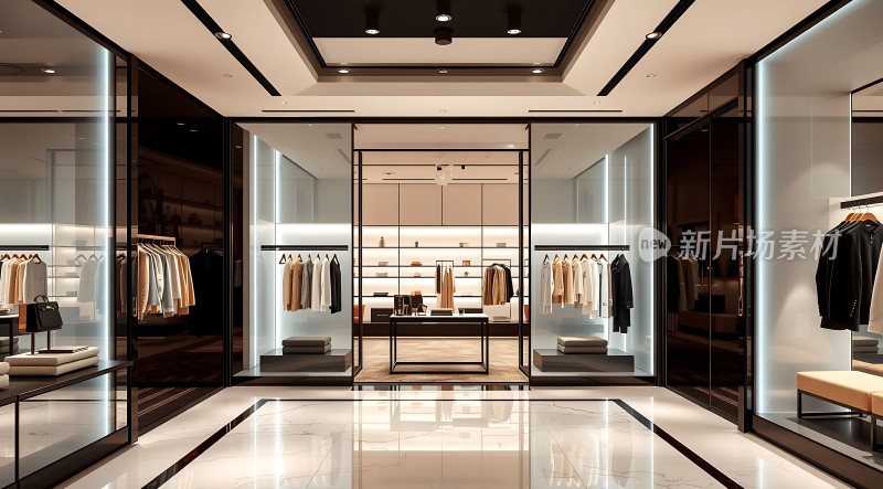 高端服装店内部设计