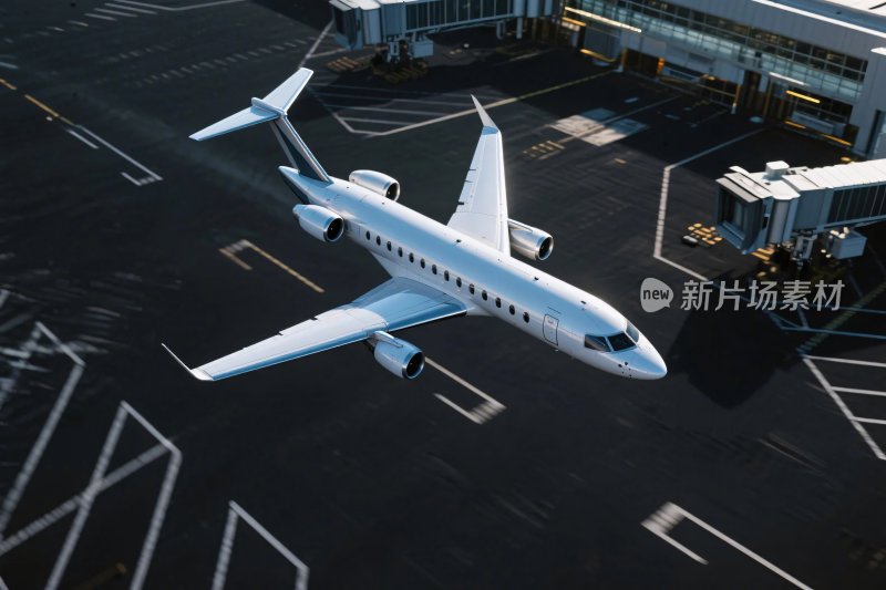 机场停机坪上的飞机