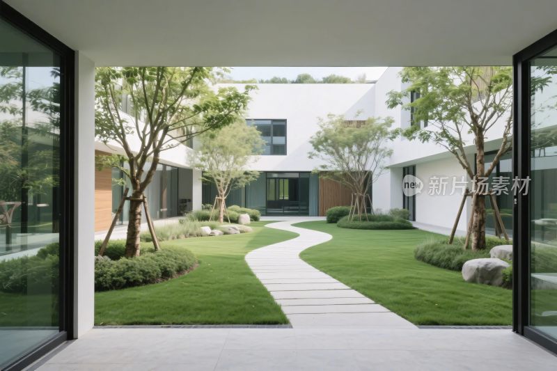 现代庭院景观图