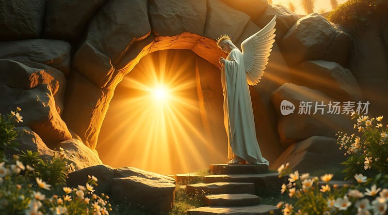 天使守护光明之门