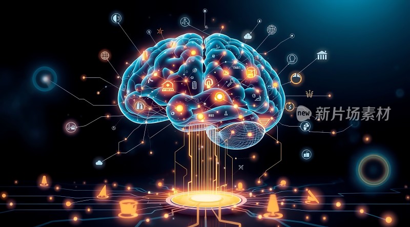 智能大脑连接未来科技