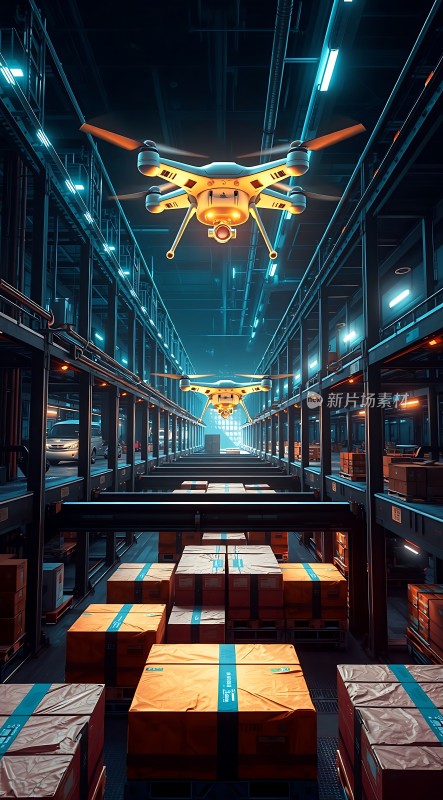 无人机仓库配送系统