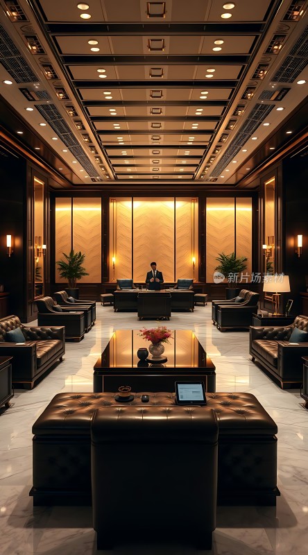 豪华大厅高端大气商务洽谈的理想场所