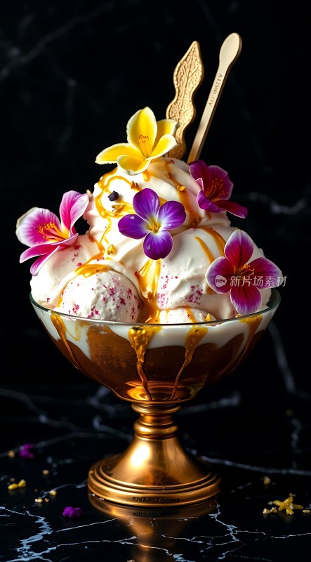 甜品盛宴花漾冰淇淋