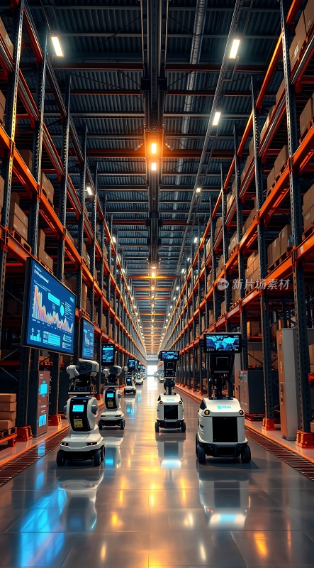 智能仓储机器人高效作业
