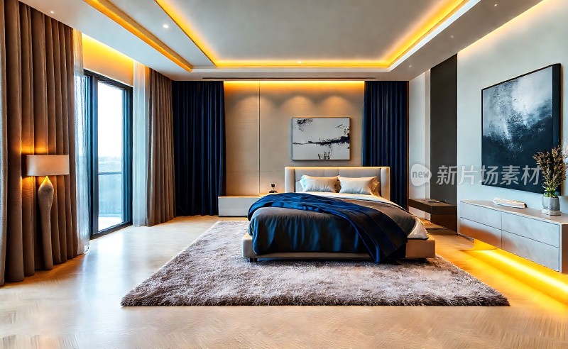 现代卧室设计温馨舒适时尚简约