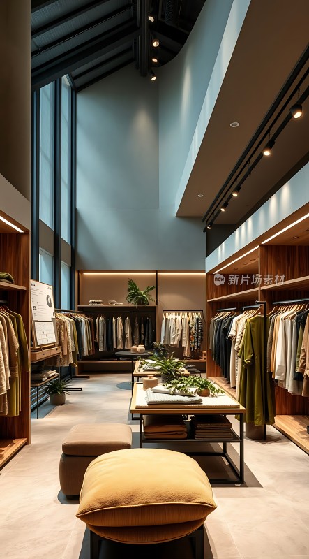 现代服装店内部设计