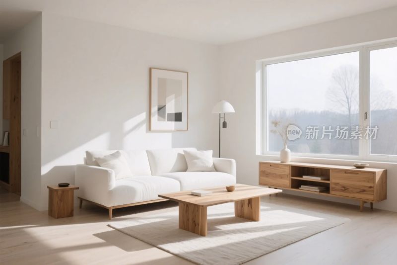 简约客厅室内场景