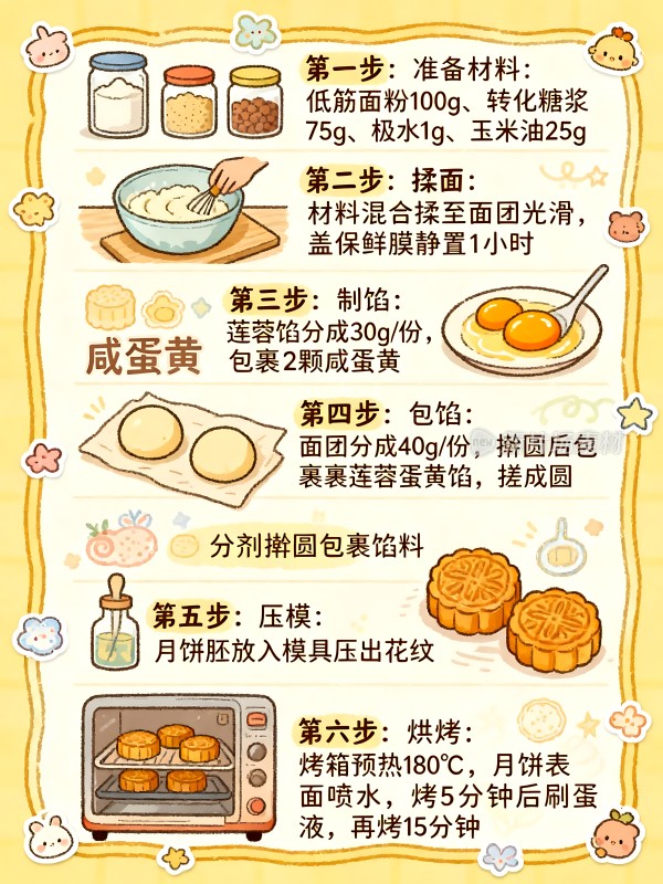 制作美味的月饼