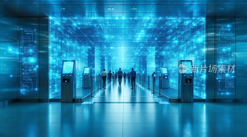 未来科技感通道