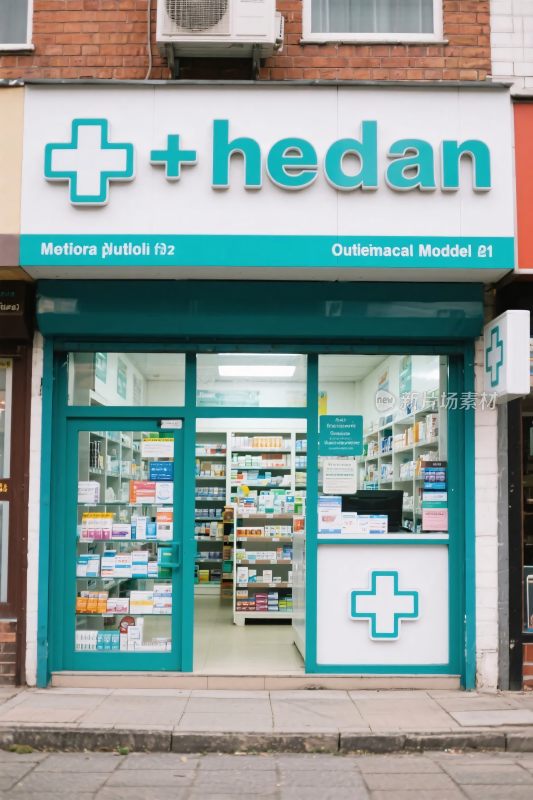 药店外观与药品陈列