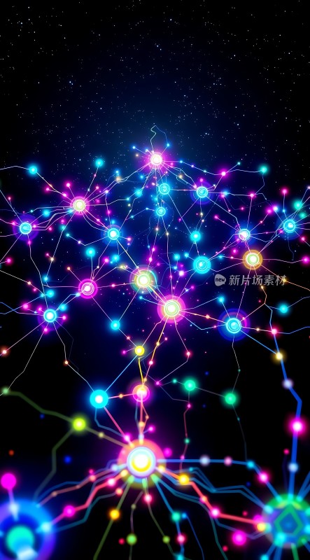 五彩斑斓神经元网络