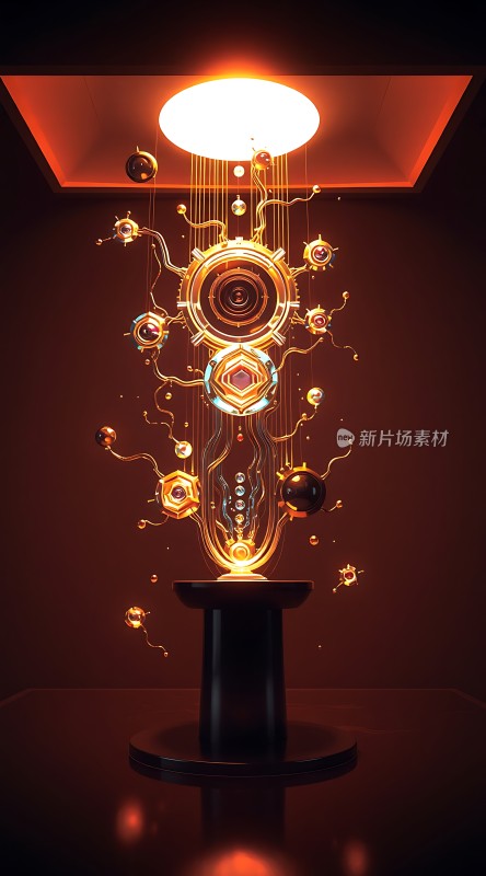 科技之光未来机械艺术装置