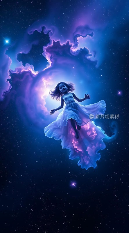星空下的梦幻女孩