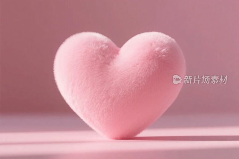 粉色爱心装饰图