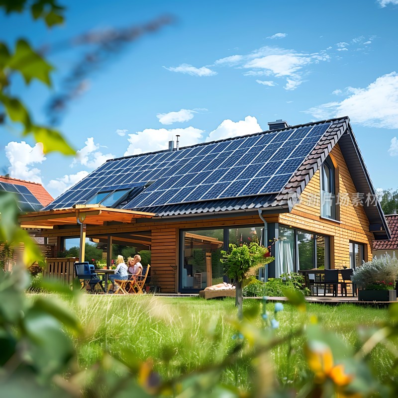 绿色家园太阳能与自然和谐共处