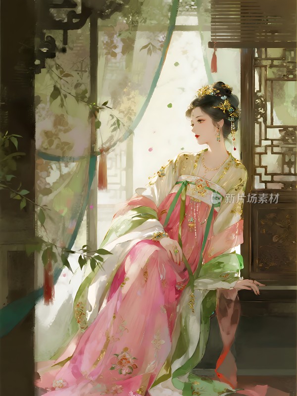 汉服佳人古典优雅